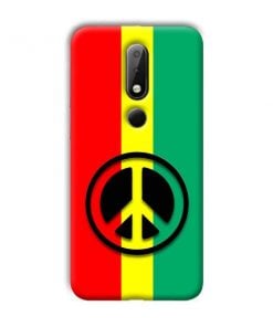 Peace Symbol Design Custom Back Case for Nokia 7.1
