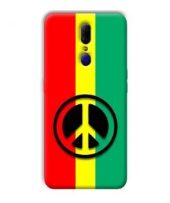Peace Symbol Design Custom Back Case for Oppo F11