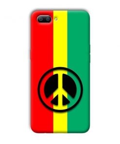 Peace Symbol Design Custom Back Case for Realme C1