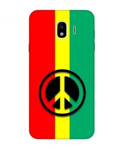 Peace Symbol Design Custom Back Case for Samsung Galaxy J4