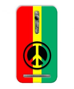 Peace Symbol Design Custom Back Case for Asus Zenfone 2 ZE551ML