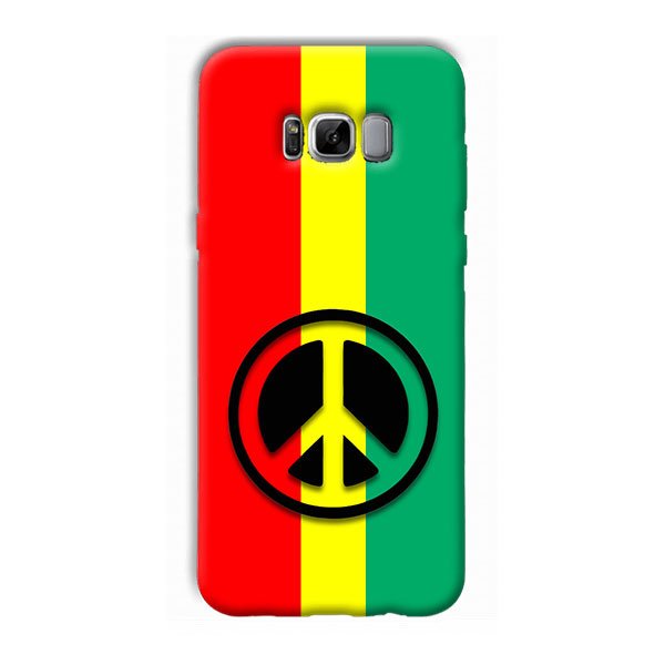 Peace Symbol Design Custom Back Case for Samsung Galaxy S8 Plus
