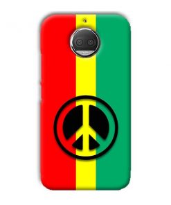 Peace Symbol Design Custom Back Case for Motorola Moto G6