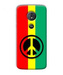 Peace Symbol Design Custom Back Case for Motorola Moto E5 Play
