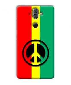 Peace Symbol Design Custom Back Case for Nokia 8 Sirocco