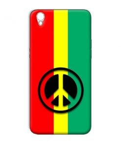 Peace Symbol Design Custom Back Case for Oppo R9