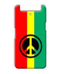 Peace Symbol Design Custom Back Case for Oppo N1