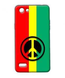 Peace Symbol Design Custom Back Case for Oppo Neo 7