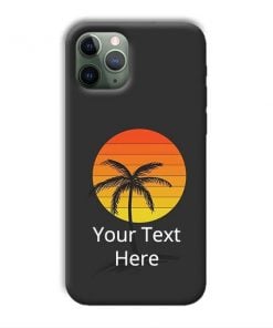 Sunset Beach Design Custom Back Case for Apple iPhone 11 Pro