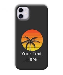 Sunset Beach Design Custom Back Case for Apple iPhone 11