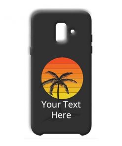 Sunset Beach Design Custom Back Case for Samsung Galaxy A6