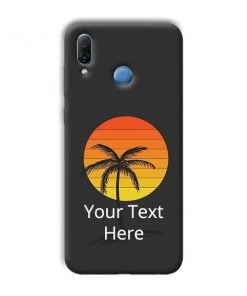Sunset Beach Design Custom Back Case for Huawei Honor Play