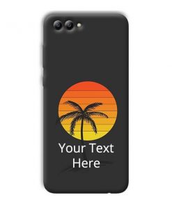 Sunset Beach Design Custom Back Case for Huawei Honor View 10