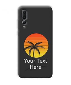 Sunset Beach Design Custom Back Case for Huawei P20 Pro