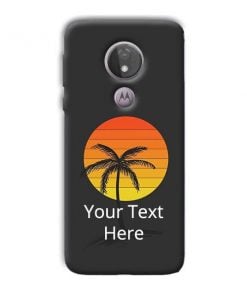 Sunset Beach Design Custom Back Case for Motorola Moto G7 Power