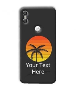 Sunset Beach Design Custom Back Case for Motorola One Power