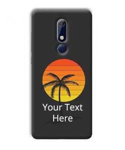 Sunset Beach Design Custom Back Case for Nokia 5.1