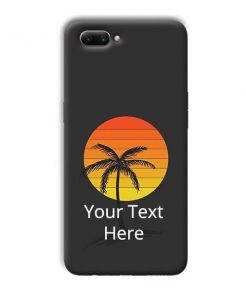 Sunset Beach Design Custom Back Case for Oppo A3s