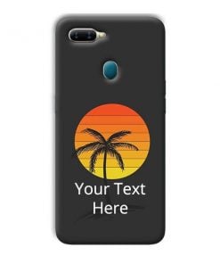 Sunset Beach Design Custom Back Case for Oppo A7