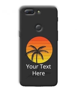 Sunset Beach Design Custom Back Case for OnePlus 5T