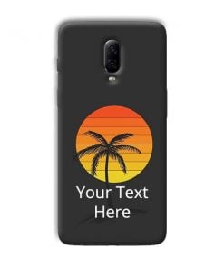 Sunset Beach Design Custom Back Case for OnePlus 6T