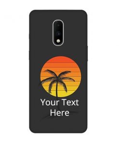 Sunset Beach Design Custom Back Case for OnePlus 7