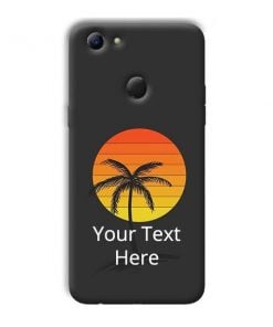 Sunset Beach Design Custom Back Case for Oppo F5