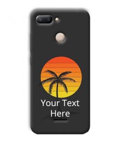 Sunset Beach Design Custom Back Case for Xiaomi Redmi 6