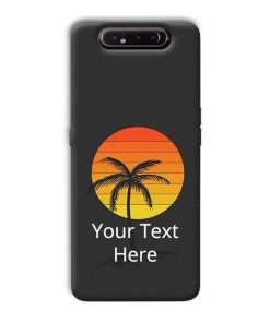 Sunset Beach Design Custom Back Case for Samsung Galaxy A80