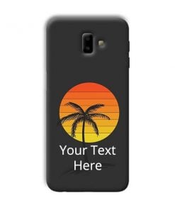 Sunset Beach Design Custom Back Case for Samsung Galaxy J6 Plus