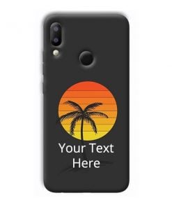 Sunset Beach Design Custom Back Case for Tecno Camon I Click 2