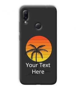 Sunset Beach Design Custom Back Case for Xiaomi Redmi 7