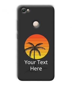 Sunset Beach Design Custom Back Case for Xiaomi Redmi Y1