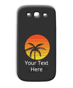 Sunset Beach Design Custom Back Case for Samsung Galaxy S3 Neo