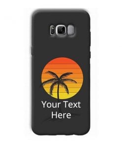 Sunset Beach Design Custom Back Case for Samsung Galaxy S8 Plus