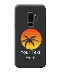 Sunset Beach Design Custom Back Case for Samsung Galaxy S9 Plus