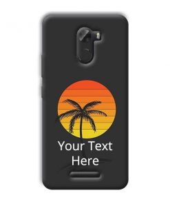 Sunset Beach Design Custom Back Case for Gionee X1