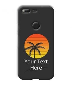 Sunset Beach Design Custom Back Case for Google Pixel