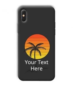 Sunset Beach Design Custom Back Case for Apple iphone X