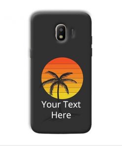 Sunset Beach Design Custom Back Case for Samsung Galaxy J2 2018