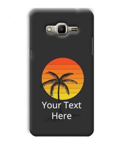 Sunset Beach Design Custom Back Case for Samsung Galaxy J2 Prime