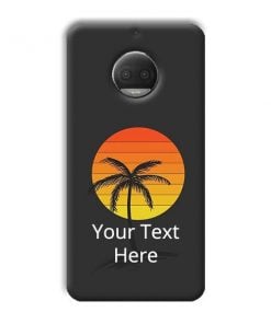 Sunset Beach Design Custom Back Case for Motorola Moto G6 Plus