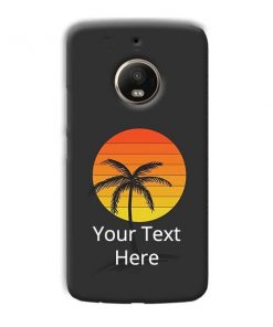 Sunset Beach Design Custom Back Case for Motorola Moto E4 Plus