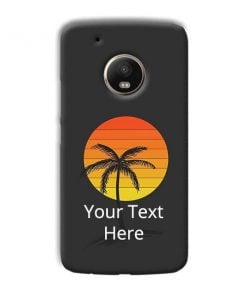 Sunset Beach Design Custom Back Case for Motorola Moto G5