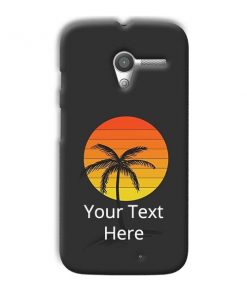 Sunset Beach Design Custom Back Case for Motorola Moto X1 1st Gen