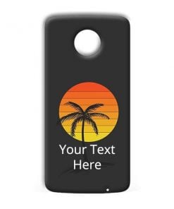 Sunset Beach Design Custom Back Case for Motorola Moto Z Play