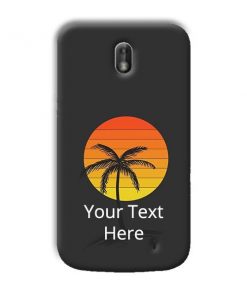 Sunset Beach Design Custom Back Case for Nokia 1