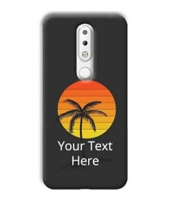 Sunset Beach Design Custom Back Case for Nokia 6.1 Plus