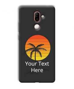 Sunset Beach Design Custom Back Case for Nokia 7 Plus