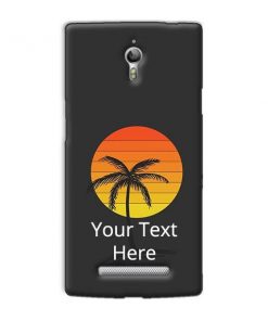 Sunset Beach Design Custom Back Case for Oppo Find 7